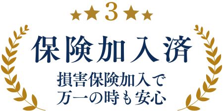 損害保険加入済